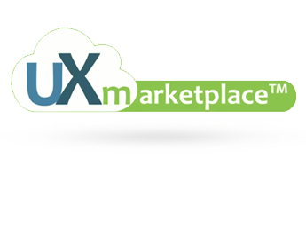 UX Marketplace logo - a place to buy and sell UX objects