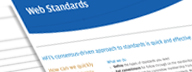 Read HFI's detailed consulting sheet on web standards